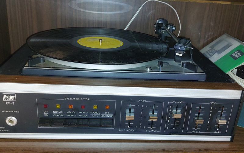 Tocadiscos Bettor EF-9 Retro