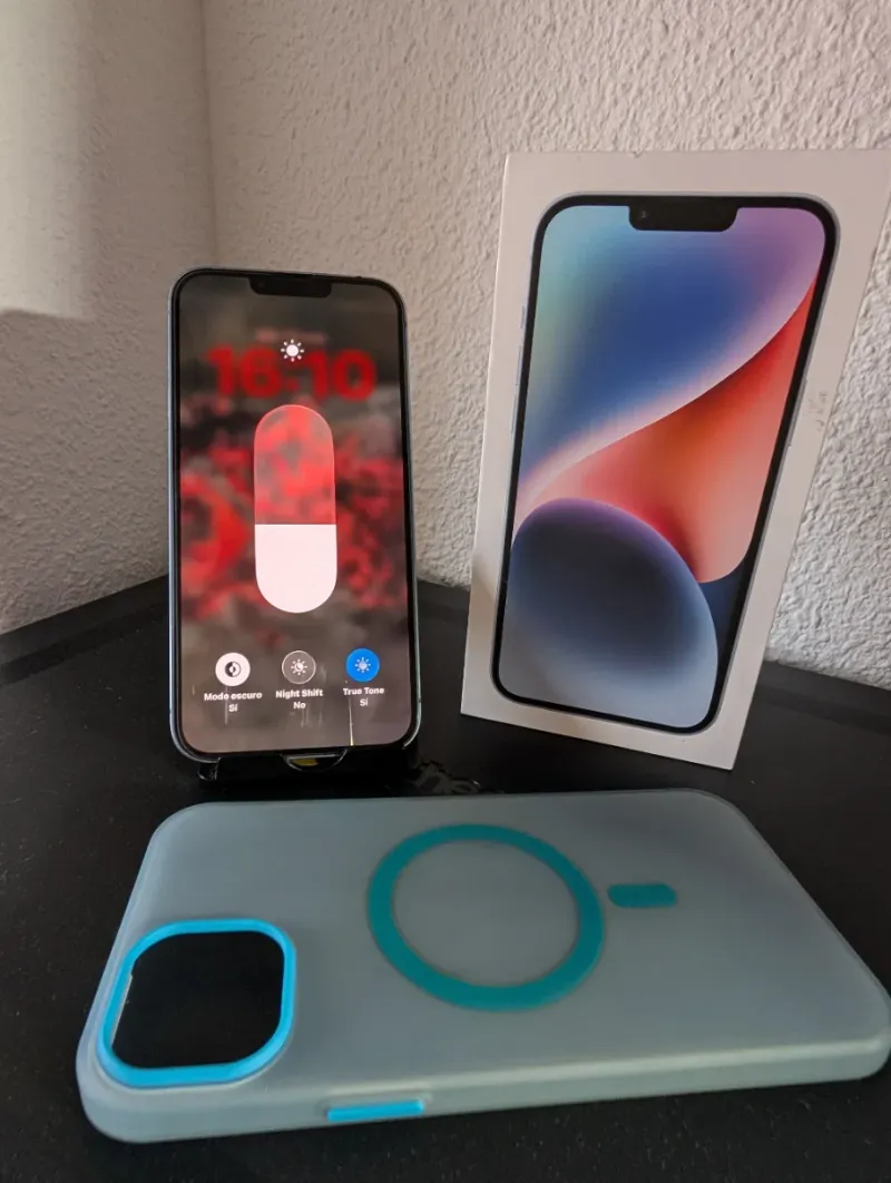 iPhone 14 Plus 256GB Azul Trasera Rota afbeelding 4