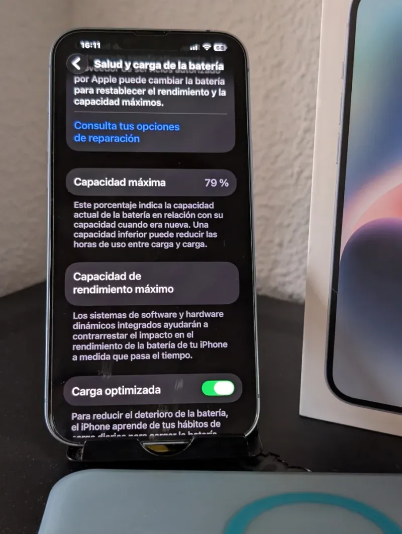 iPhone 14 Plus 256GB Azul Trasera Rota afbeelding 5