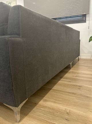 Sofa chaiselongue negro