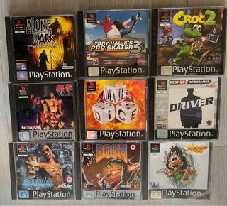 🇪🇸Lote Juegos PS1: Acción, Terror, Carreras
