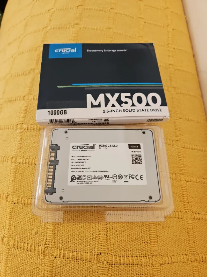 Crucial MX500 SSD 1TB 2.5 SATA