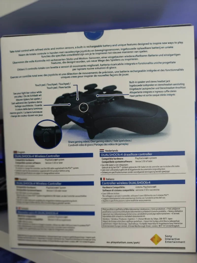 Dualshock 4 PS4 Inalámbrico afbeelding 4