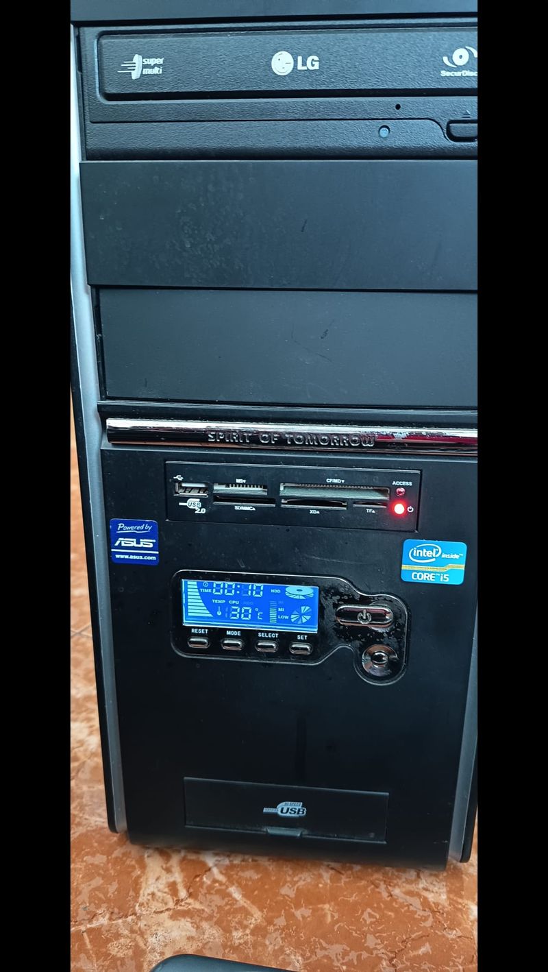 pc i5 completo ASUS negro/plateado i5 2400 afbeelding 3