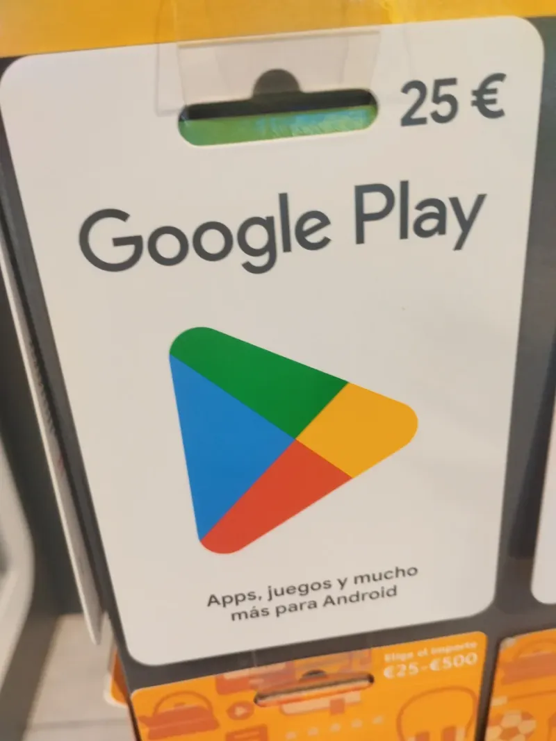 Tarjeta Google play