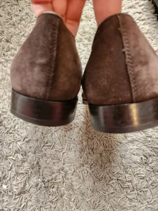 Zapatos de ante hombre marrones