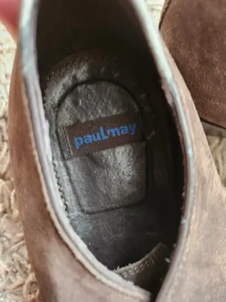 Zapatos de ante hombre marrones