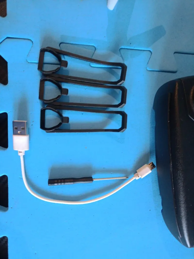Mini dron portátil negro afbeelding 2