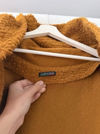 Abrigo borreguito color caldera