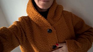 Abrigo borreguito color caldera