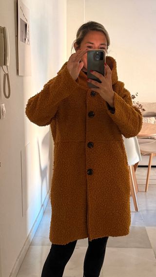 Abrigo borreguito color caldera