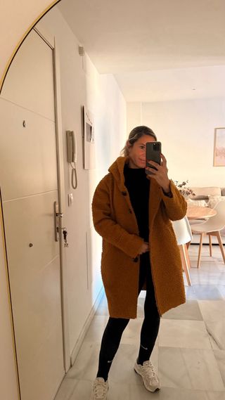 Abrigo borreguito color caldera