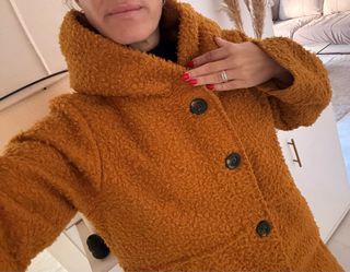 Abrigo borreguito color caldera