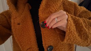 Abrigo borreguito color caldera