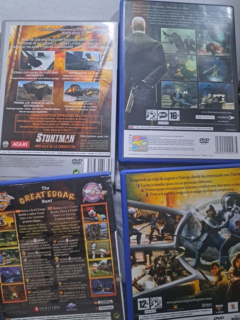 4 Videojuegos PS2: Stuntman, Hitman, Animania afbeelding 2