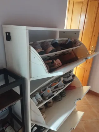 Zapatero blanco 3 puertas