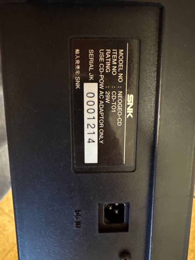 Consola SNK Neo Geo Negro afbeelding 5