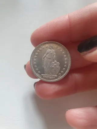 Moneta 1 Franco Svizzero Argento 1928