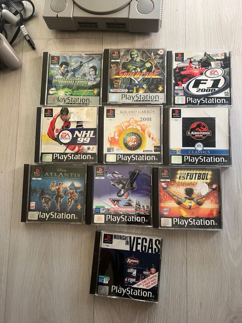 🇪🇸 Consola PlayStation 1 + 10 Juegos afbeelding 3
