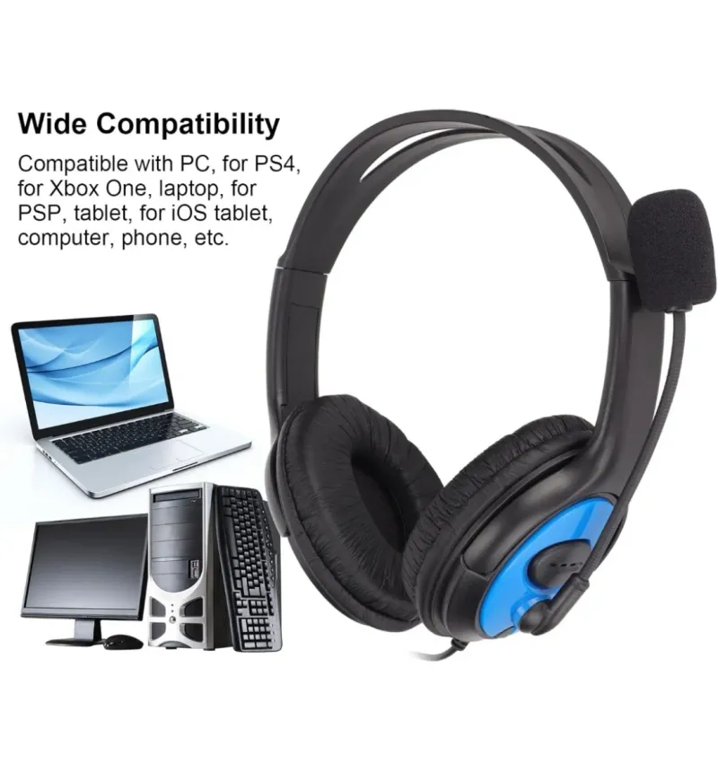 Auriculares con Micrófono PC PS4 Xbox