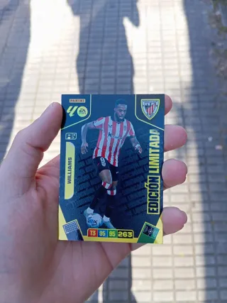 Carta Iñaki Williams Panini Edición Limitada