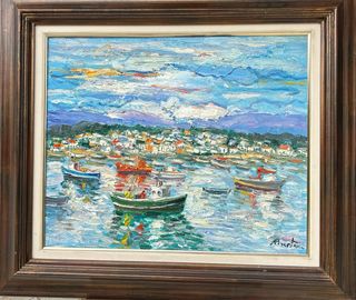 Cuadro Antonio Reverte Arousa Galicia