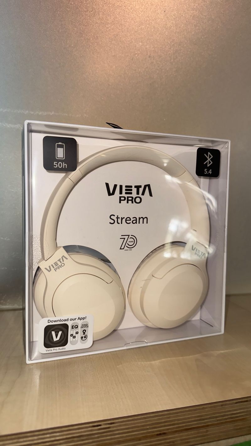 Cascos Vieta Pro Stream Beige Bluetooth 5.4
