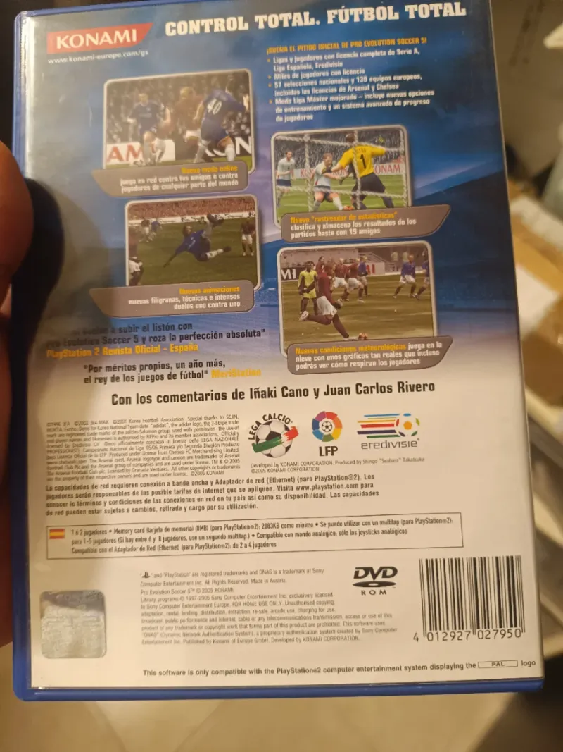 Pro Evolution Soccer 5 PS2 afbeelding 2