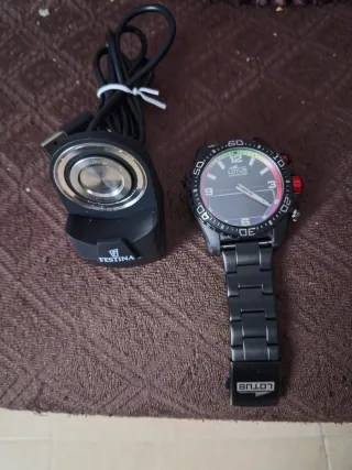 Reloj Inteligente Lotus Negro Multicolor