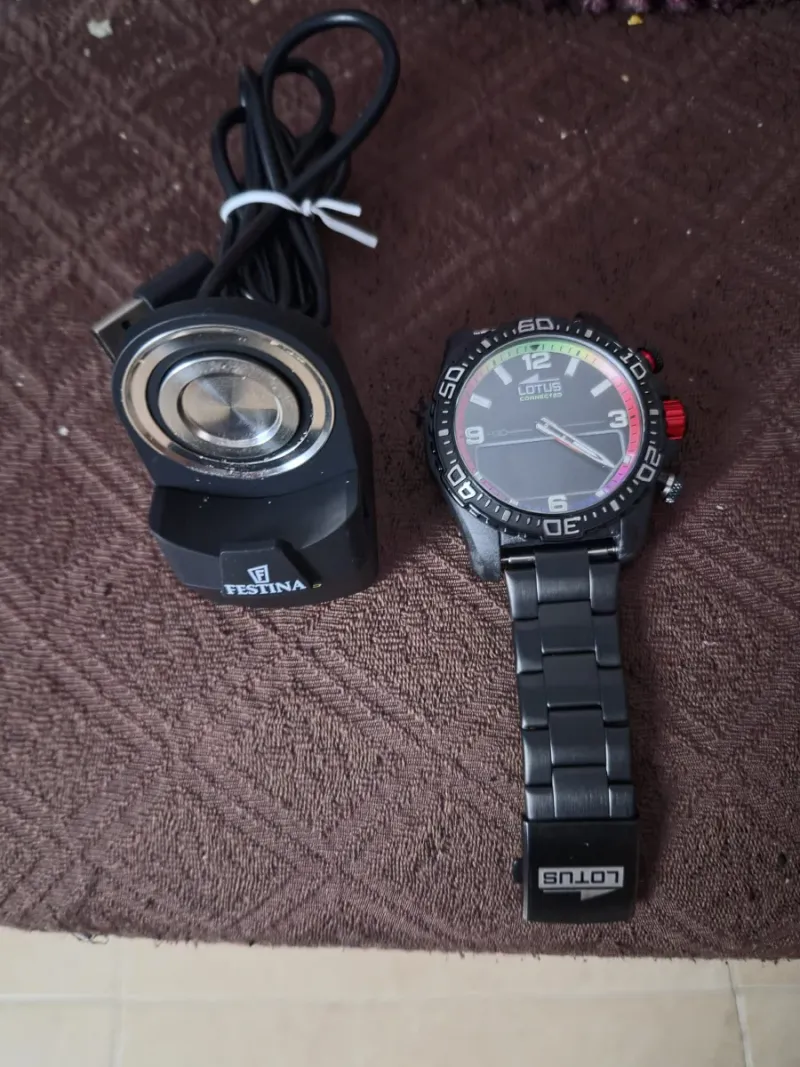 Reloj Inteligente Lotus Negro Multicolor