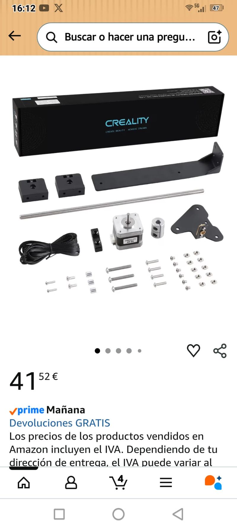 Actualización Eje Z Ender 3/3S/3Pro Ender3 V2 afbeelding 2