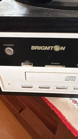 Tocadiscos Brigmtom BTC 400 CD