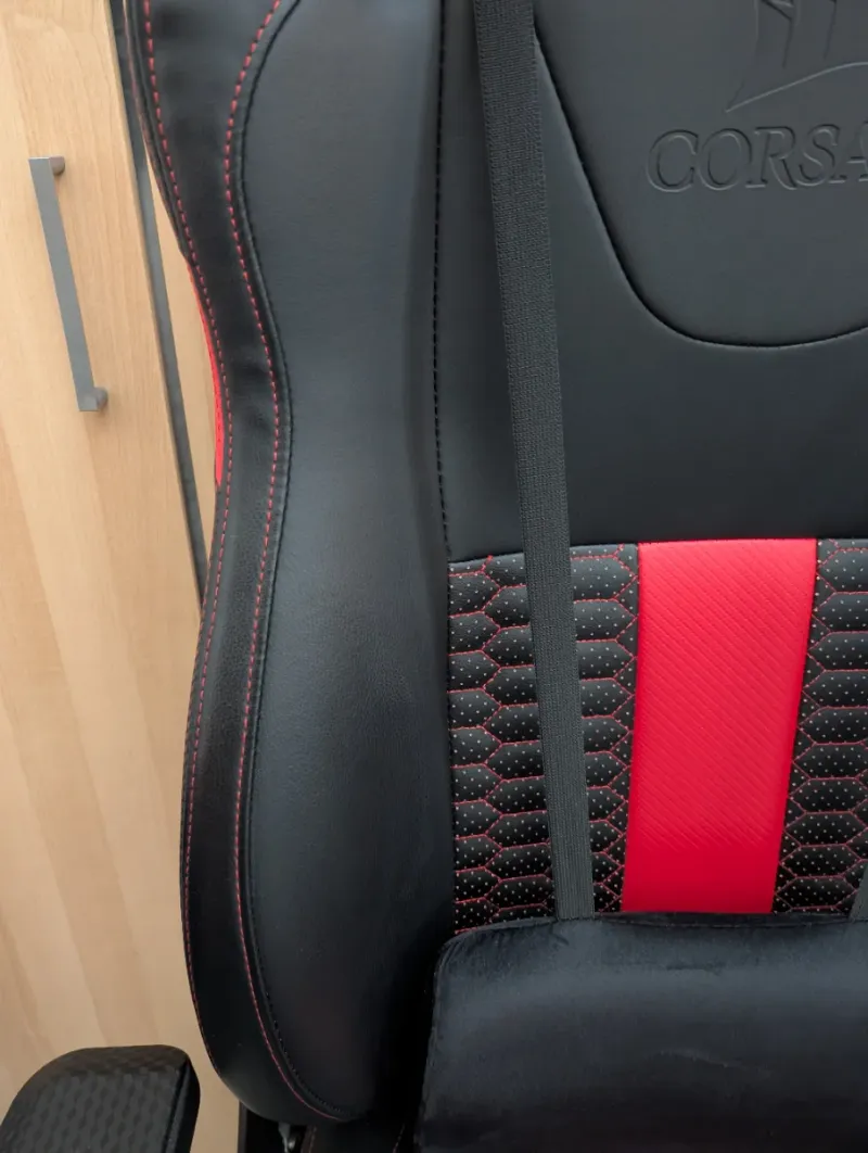 Silla Gaming Corsair Negra y Roja afbeelding 4