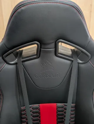 Silla Gaming Corsair Negra y Roja