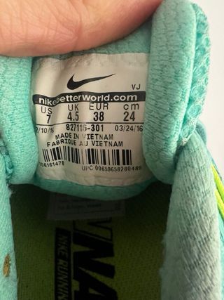 Zapatillas Nike Running Verdes