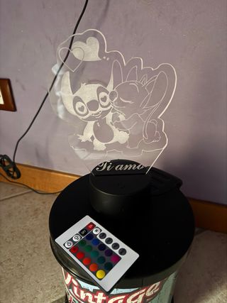 Lampada LED Stitch Ti amo