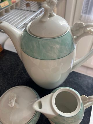 Conjunto de porcelana checa Karlovarský