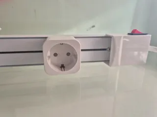 Enchufe Deslizante Ángel blanco con 5 enchufes