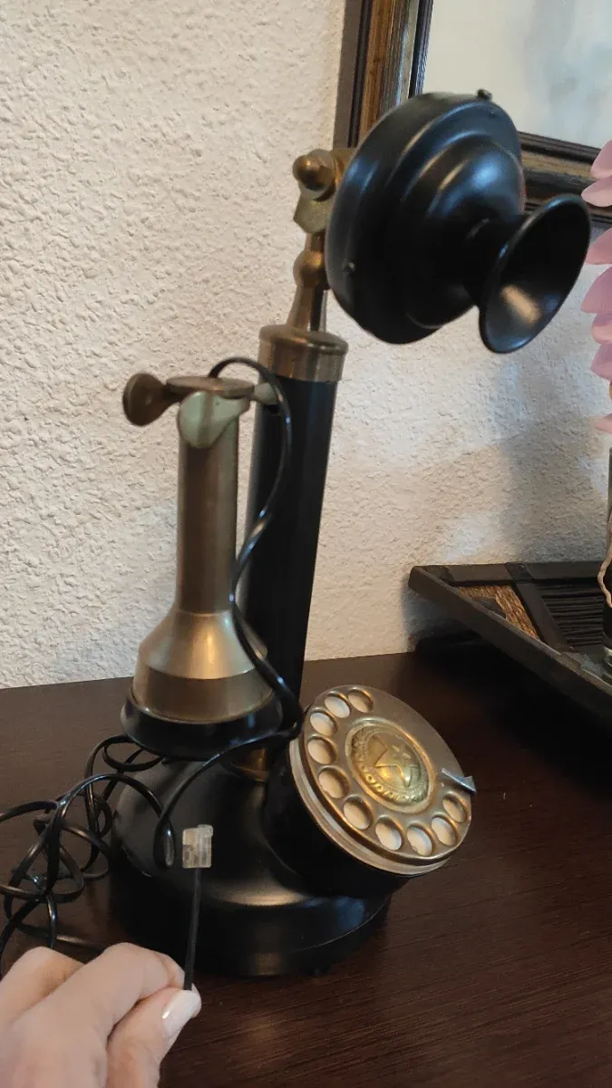 Teléfono antiguo de disco afbeelding 2