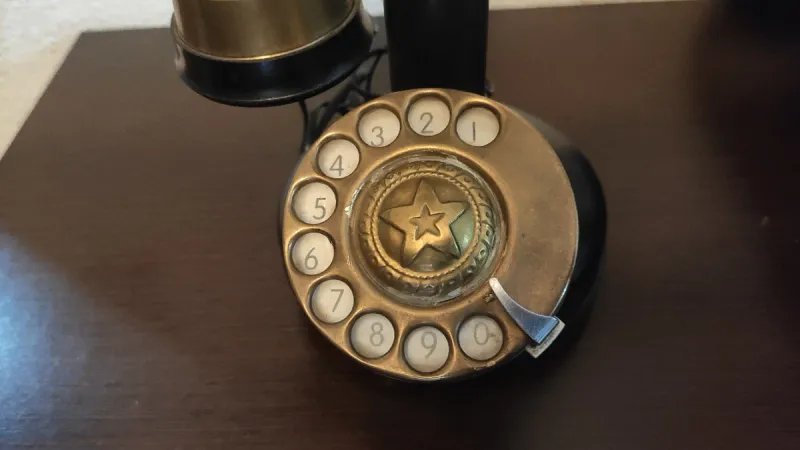 Teléfono antiguo de disco afbeelding 4