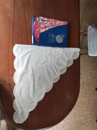 Mantilla Fallera Beige