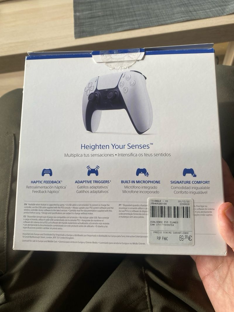 Mando DualSense PS5 Inalámbrico Sony afbeelding 2