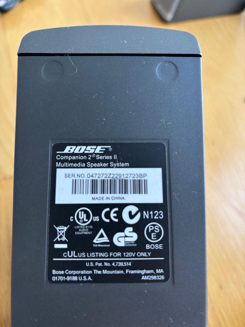 Altavoces Bose Negro/Gris afbeelding 6