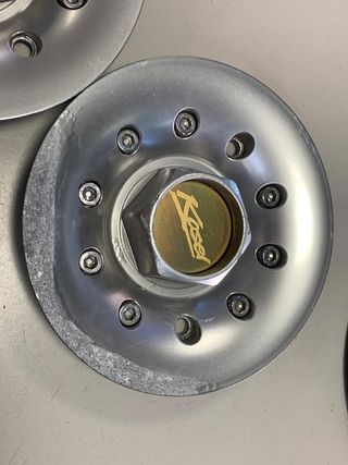 3x Tapas llanta Kosei RG Titanium