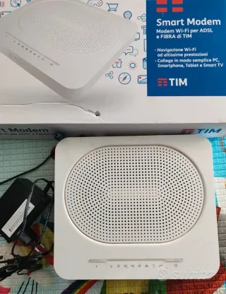 Modem Wi-Fi TIM Smart Modem ADSL Fibra