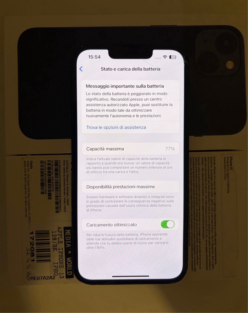 iPhone 13 Midnight 128GB Batería 77% afbeelding 3