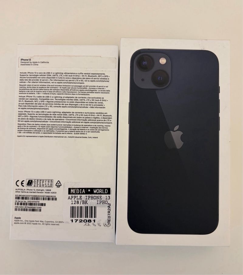 iPhone 13 Midnight 128GB Batería 77% afbeelding 4