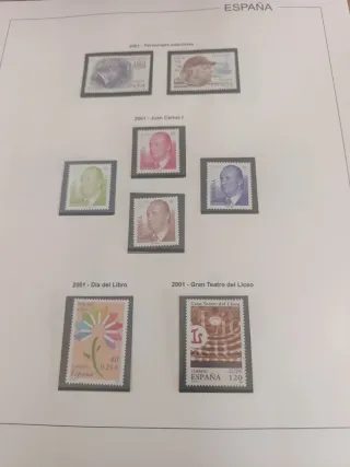 Sellos España 2001 Colección Completa Montada