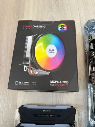 Pack componentes:placa base + procedador + disipad