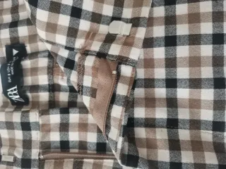 Pantalón Zara Cuadros